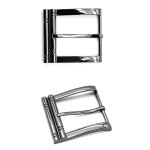 Пряжка ременная металл 40 мм мет. чер.никель, 4 шт, BIG