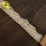Кружево вязаное (тесьма) 32 мм, цв.01 натуральный, уп. 25 м, Kruzhevo