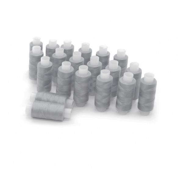 Нитки армированные ПНК им.Кирова 45ЛЛ, бытовые, 200 м / 20 кат., 6202 / 093 св.серый