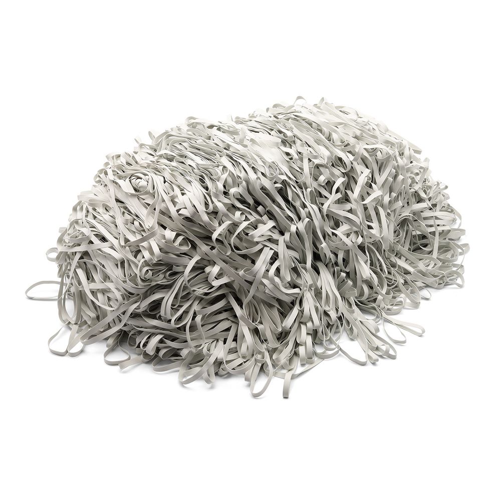 Резинка латексная гладкая 6.0 мм / 5 кг (≈ 1250 метров), толщ. 0.5 мм, белый