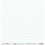 Бумага для скрапбукинга 190 гр/м², 30.5х30.5 см, 10 шт, 108 Крупные точки, Mr.Painter PSW-R