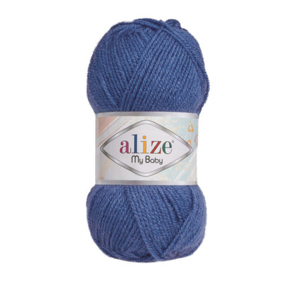 Пряжа Alize (Ализе) My Baby / уп.5 мот. по 50 г, 150м, 353 джинс A