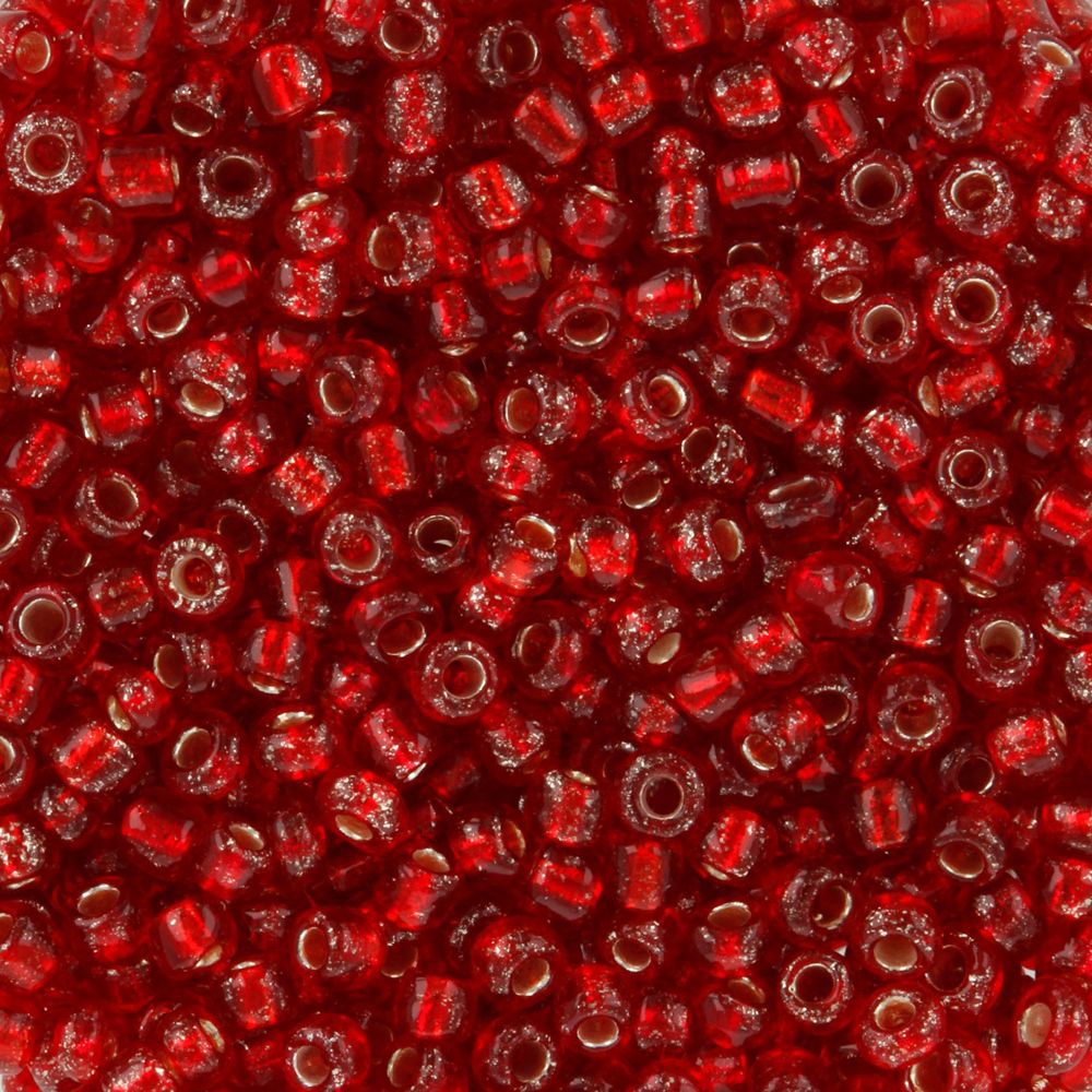Бисер Zlatka 11/0 (2.1 мм), 100 г (10х10 г), №0025B красный, GR