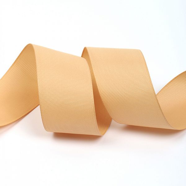 Лента репсовая (в рубчик) 38.0 мм, 826 песочный уп.27,4м