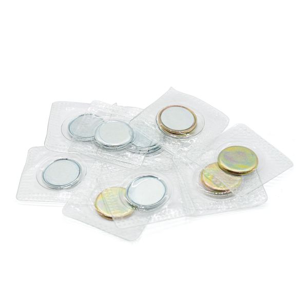 Кнопка магнитная металл ⌀18.0 мм, 6 шт, NEW STAR