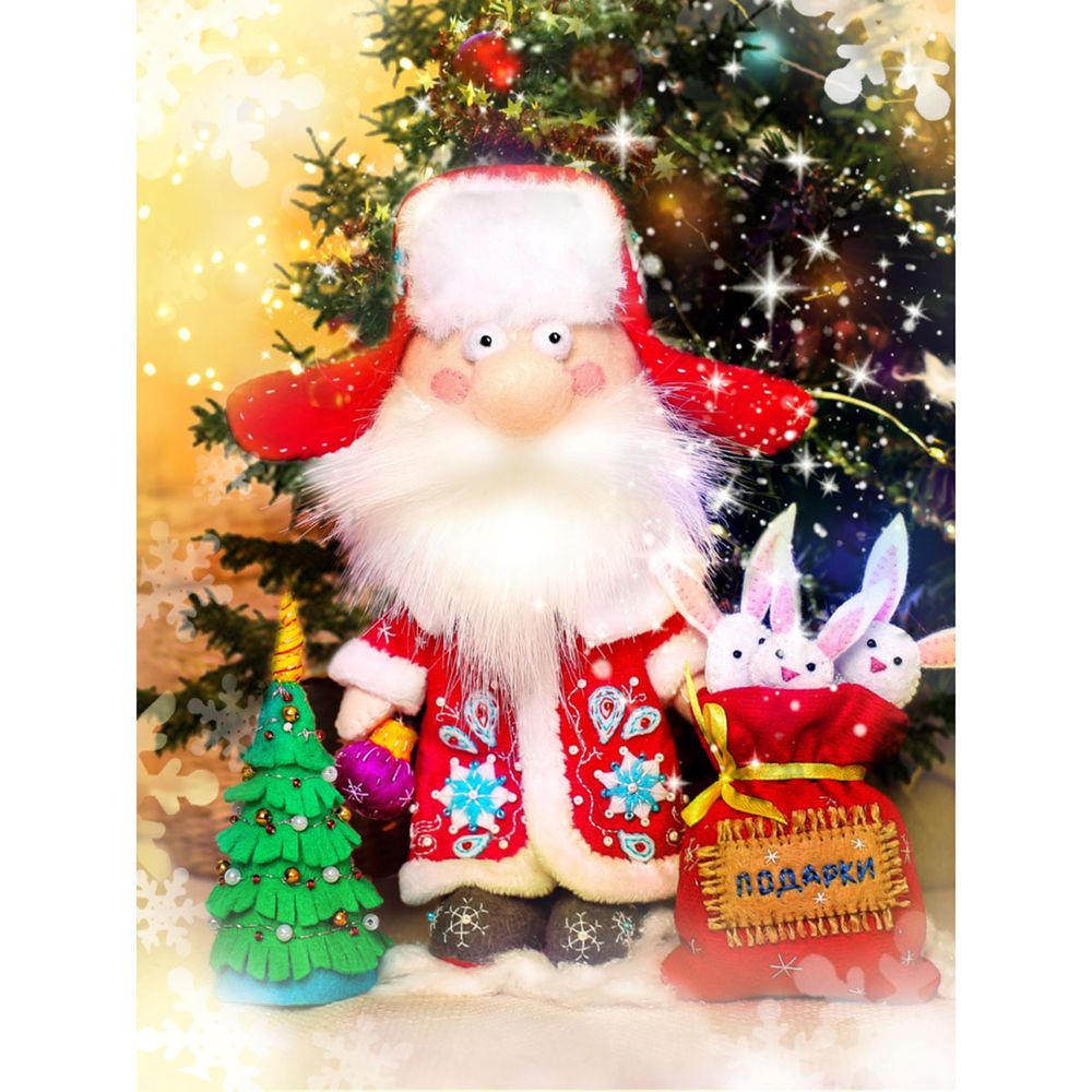 Набор для создания текстильной игрушки серия Домовёнок и компания Морозко, ПЛДК-1472