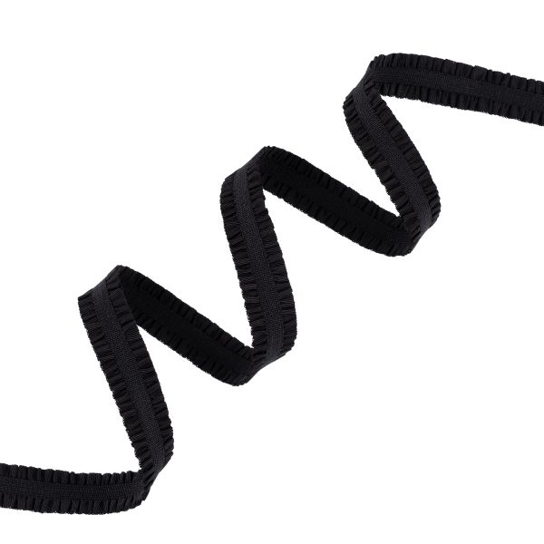 Резинка бельевая (ажурная) 14.0 мм / 25 метров, черный, Blitz DT-09