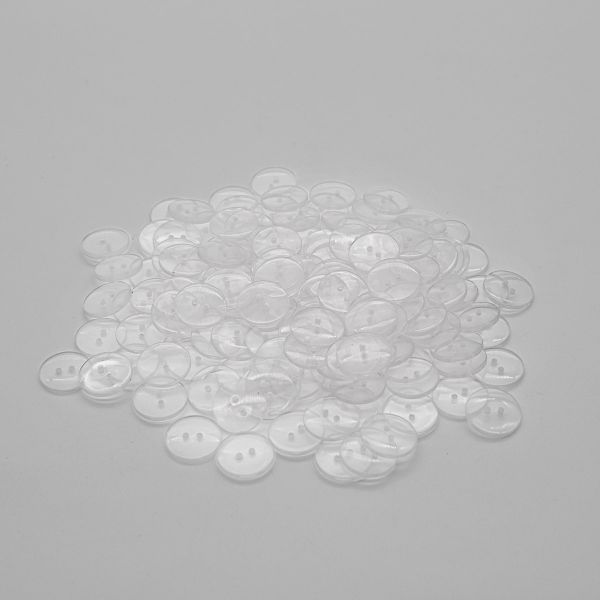 Пуговицы 2 прокола 36L (прозрачный), 0310-2837F, 144 шт