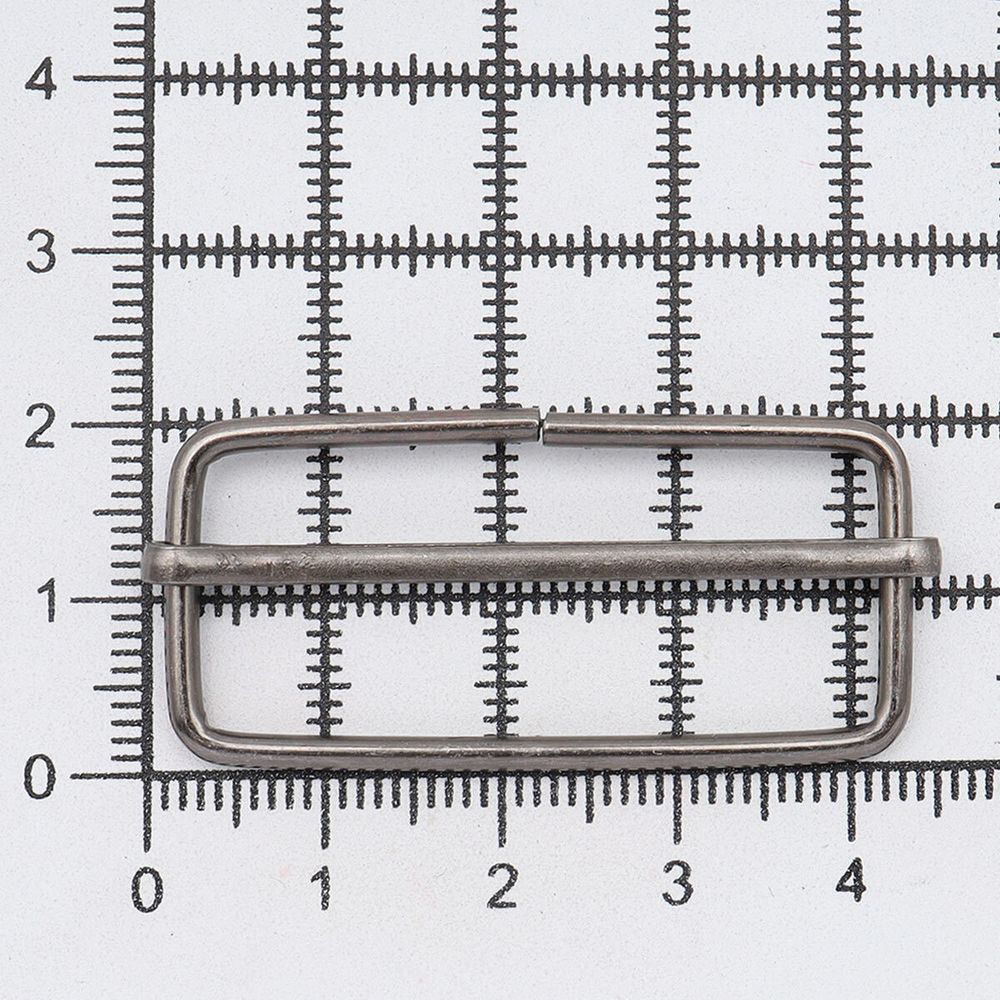 Рамка регулировочная 40 мм ушко (19х45 мм) (чер.никель), 100 шт