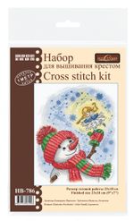 Набор для вышивания нитками МП Студия, Чудо на ладошке 23х18 см