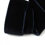 Лента бархатная (тесьма) 25.0 мм / 22.86±1 метров, арт.25VR54 нейлон цв.т.синий