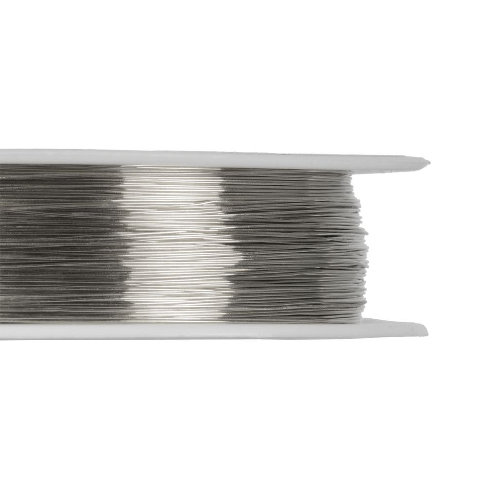 Проволока для бисера ⌀0.25 мм, 50 метров 02 серебро, Zlatka DGB-025