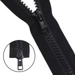 Молния трактор Arta Т6 (6 мм) 2 зам., разъем., 75 см, цв. 077 черный, уп.5 шт