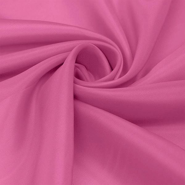 Ткань подкладочная (таффета) С190Т, 53 г/м², 150 см / 1 метр, розовый F141 (31)