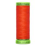 Нитки для тонких тканей Gutermann Extra Fine 150, 200м, 155 яркий апельсин, 5 катушек
