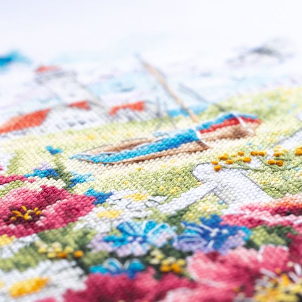 Набор для вышивания нитками Чудесная игла, Загадаю удачу! 18х29 см