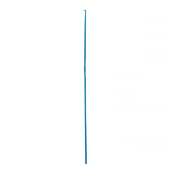 Крючок для вязания ⌀2.0 мм, 15 см, металл, в чехле, синий, Gamma CH-15