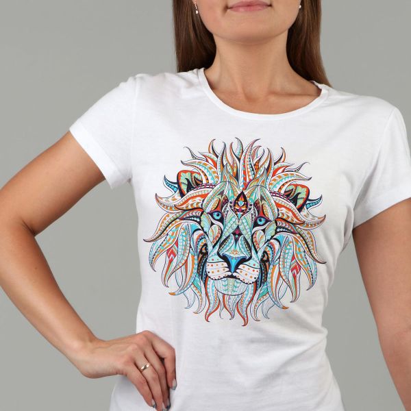 Термотрансфер лев 20х20см упак. 5 шт