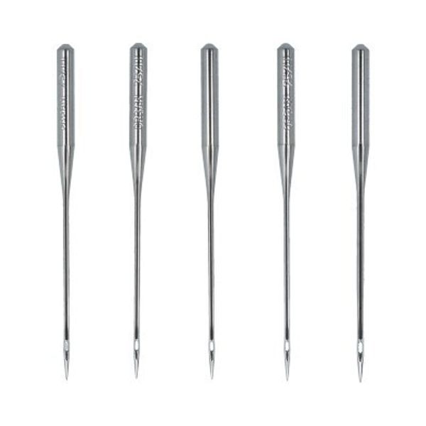 Иглы для швейных машин для шелка 130/705 H-E, №75-90, ассорти, 5 игл, в пенале 5470000 75-90, ORGAN