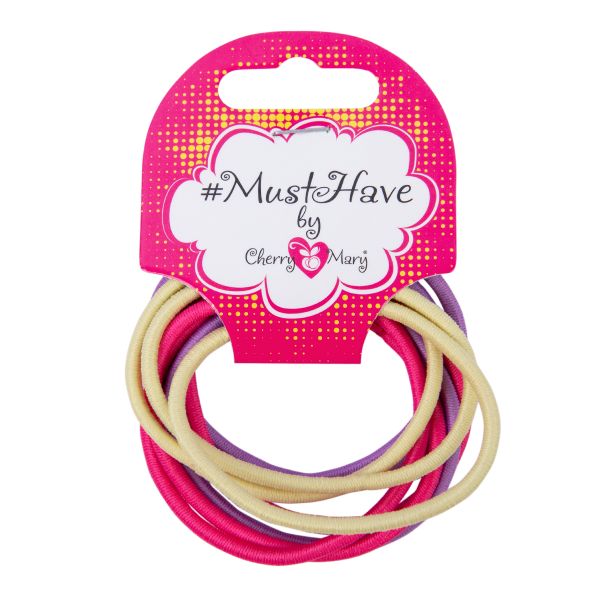 Набор резинок для волос 5х9 шт, №01, Cherry Mary T/R6211
