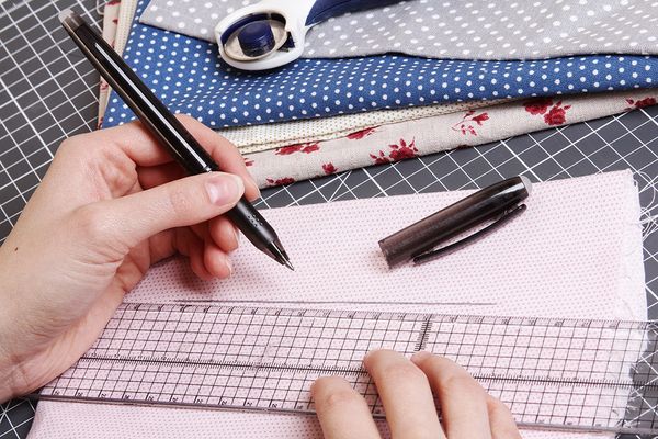 Ручка для ткани, 02 черный, Gamma