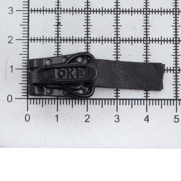 Крючок шубный PQ 45 мм, черный, PQ5202, 5 шт