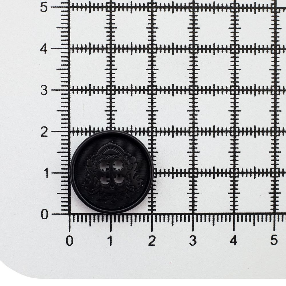 Пуговицы 4 прокола 32L (Blk-200 (черный)), 72 шт