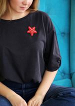 Набор для вышивания бисером Klart, Брошь Морская звезда, 5,5х5,5 см