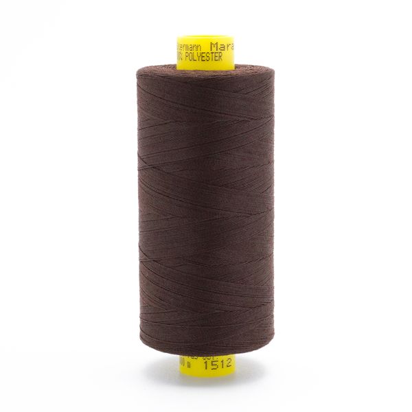 Нитка универсальная Gutermann Mara 120/2, 1000 м, 700207, 1512 темный шоколад, 1 катушка