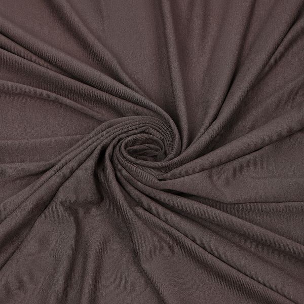 Вискоза трикотажная 240 г/м², 180 см / 1 метр, TBY.023709, кофейный
