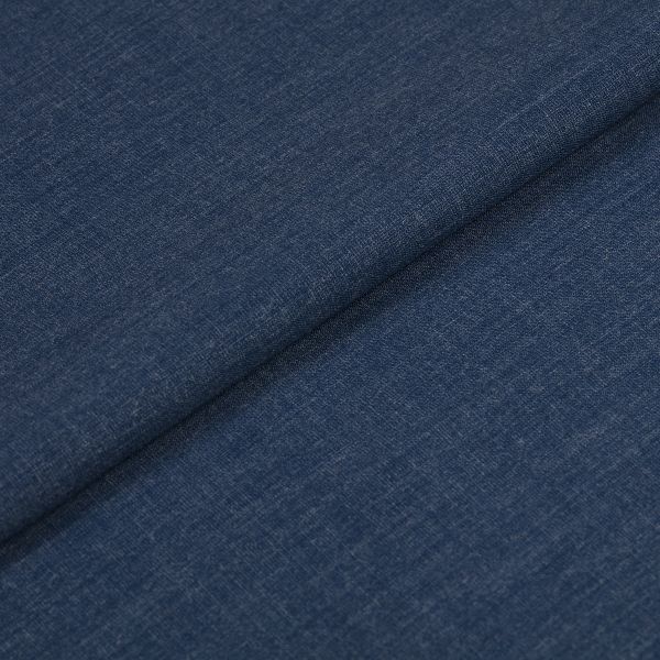 Ткань костюмная 220 г/м², 150х148±2 см, 09 синий меланж/blue melange, Gamma SUTF-006N