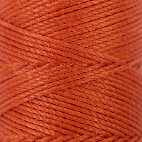 Нитки для кожи вощёные (полиэстер) 0.45х, 40 м, 1 катушка, 010 рыжий, LC-005 Промысел