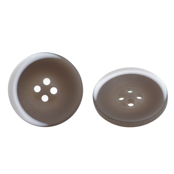 Пуговицы 4 прокола 40L=25 мм, пластик, col.01 оливковый, 36 шт, CN2828