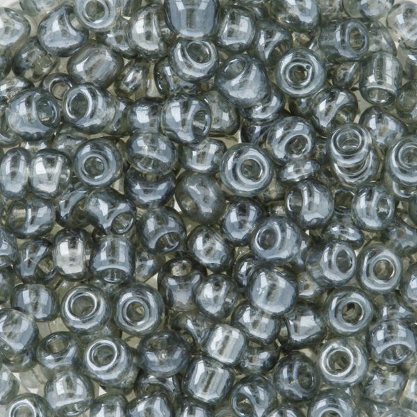 Бисер Zlatka 8/0 (2.9 мм), 100 г (10х10 г), №0112 серый, GR