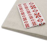 Ткань для рукоделия в наборе с лентой репс 50х50см+1,5м (24229/1019-1502) 29499