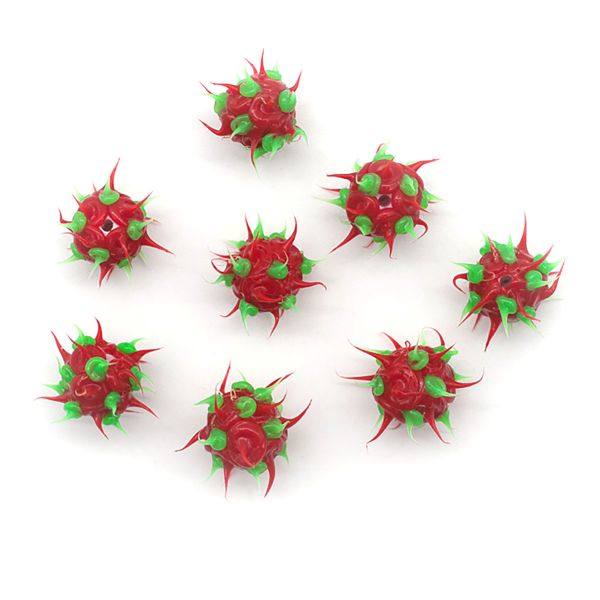 Бусины резиновые с шипами ⌀12 мм, 8 шт, Astra&Craft, 07