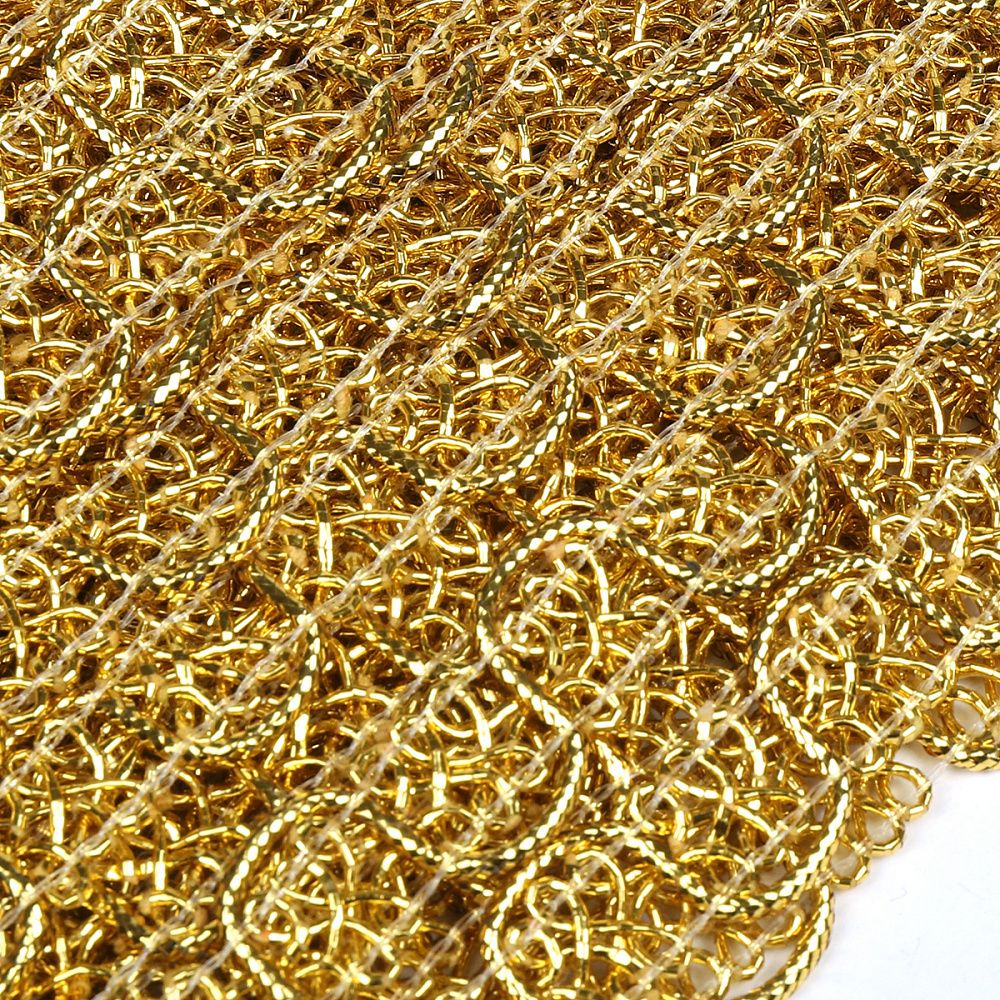 Тесьма отделочная 13 мм, 9545 цв.золото уп.13.71м