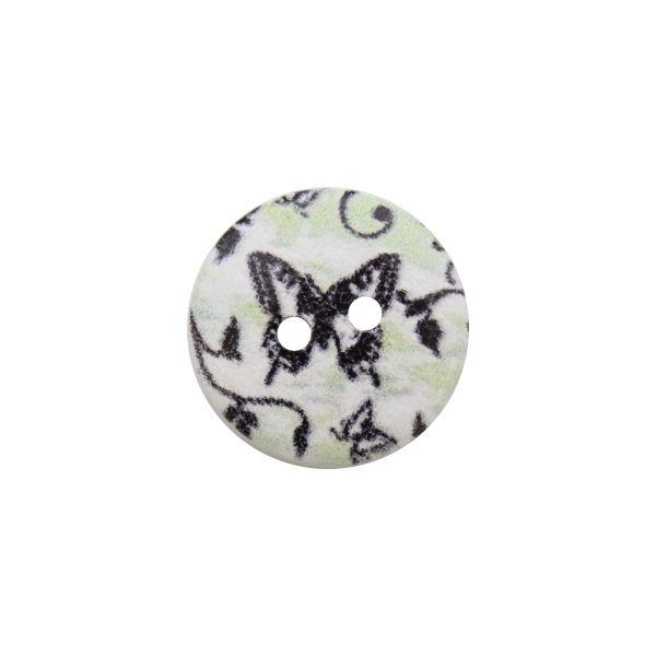 Пуговицы деревянные Насекомые 18мм 50 шт, Бабочки 5