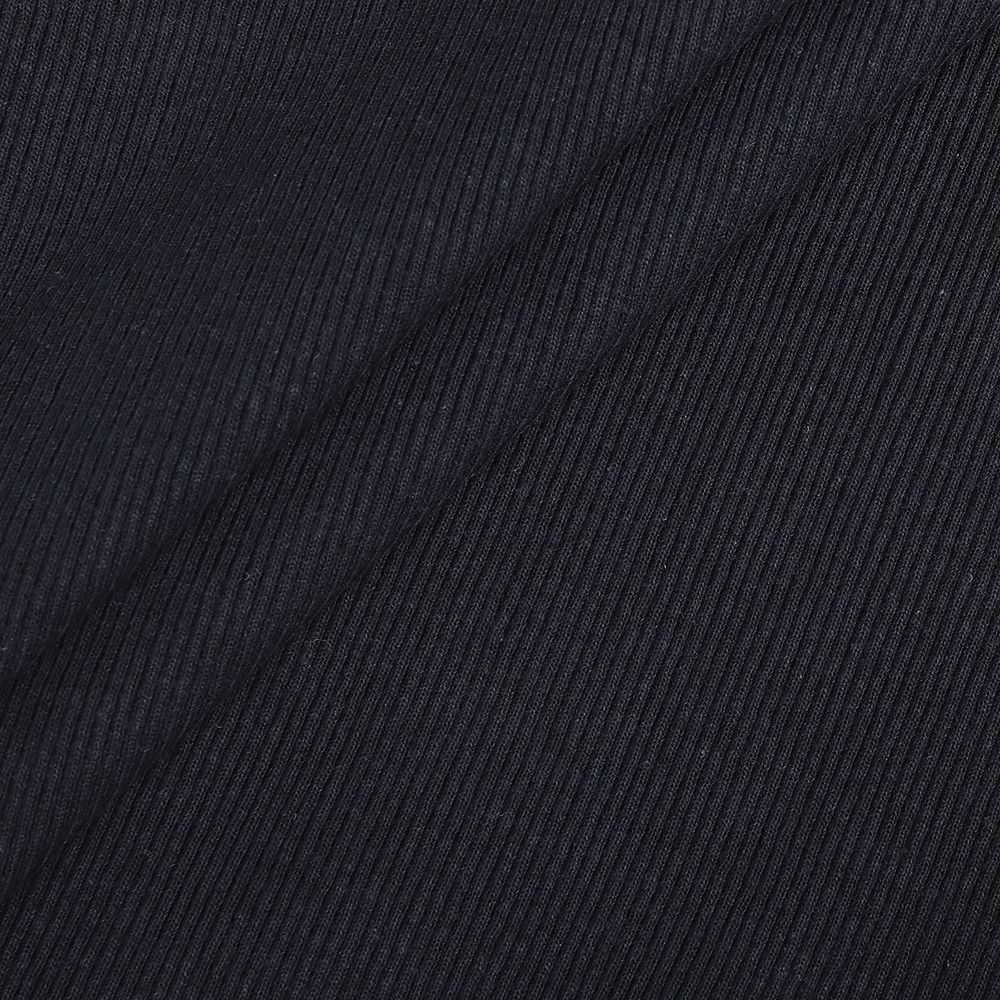 Кашкорсе трикотажное полотно 400 г/м², 60+60 см, тем.синий меланж, 60м /TOS/