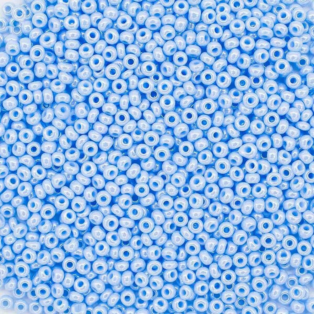 Бисер Preciosa 10/0 (2.3 мм), 100 г (5х20 г), непрозрачный с покрытием, цв. 38000