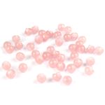 Пуговицы на ножке под камень из смолы 11мм (розовый кварц), 100 шт