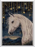 Набор для вышивания нитками Panna J-7537, Под звездным небом, 21х30 см