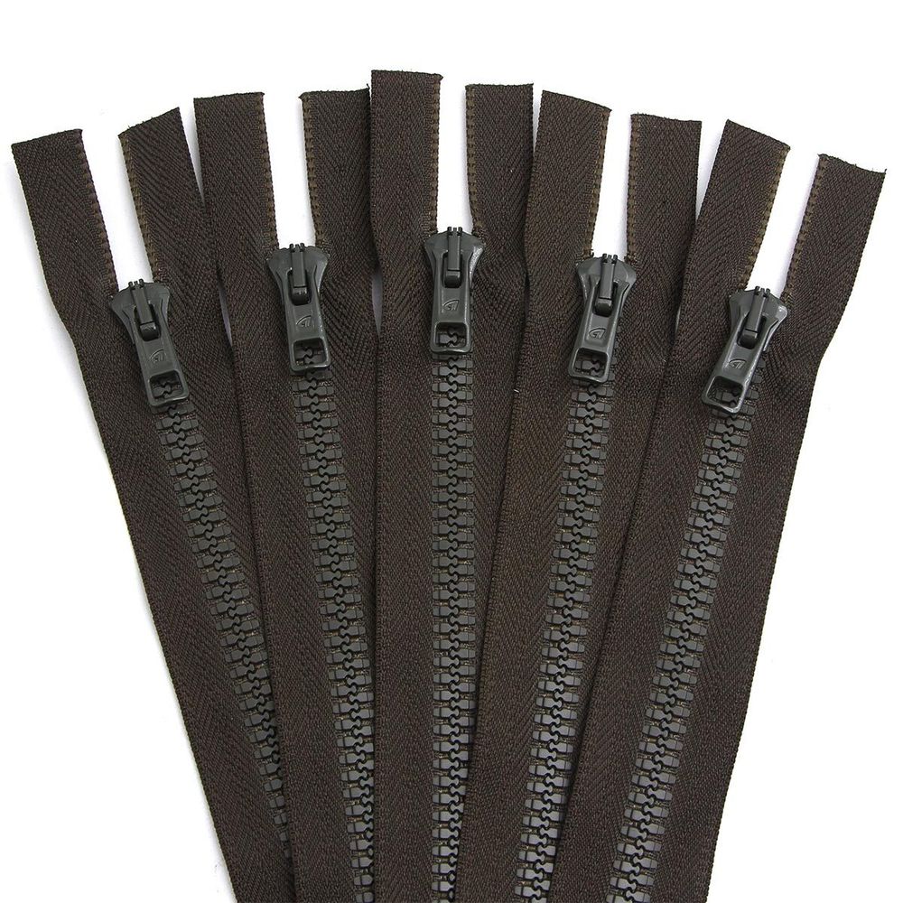 Молния трактор Arta Т6 (6 мм) 2 зам., разъем., 100 см, цв. 175 т.хаки, уп.5 шт