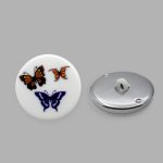 Пуговицы на ножке 34L (21мм) (Blue (синий)), 24 шт /TOS/