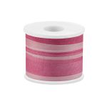 Лента (тесьма) шелковая 7.0 мм / 45.5±0.5 метров, M037 розовый/т.розовый, Gamma SRM-7