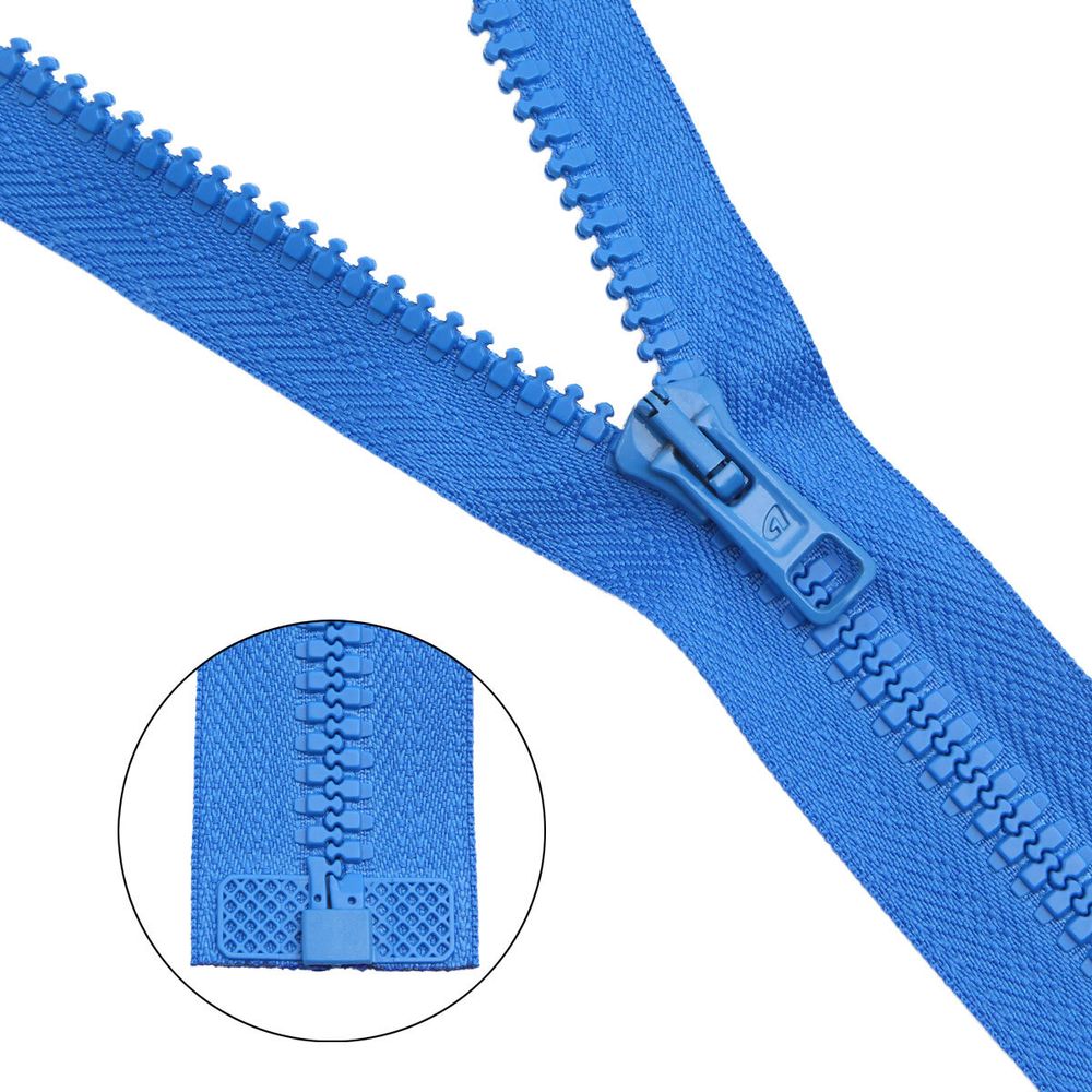 Молния трактор Arta Т6 (6 мм) 1 зам., разъем., 65 см, цв. 090 василек, уп.5 шт