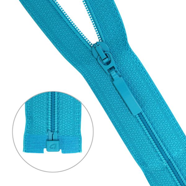 Молния спираль (витая) Arta Т5 (5 мм) 1 зам., разъем., 40 см, цв. 549 бирюза, уп.5 шт