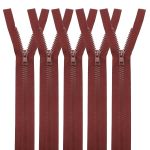 Молния трактор Arta Т6 (6 мм) 1 зам., разъем., 75 см, цв. 010 терракотовый, 5 шт