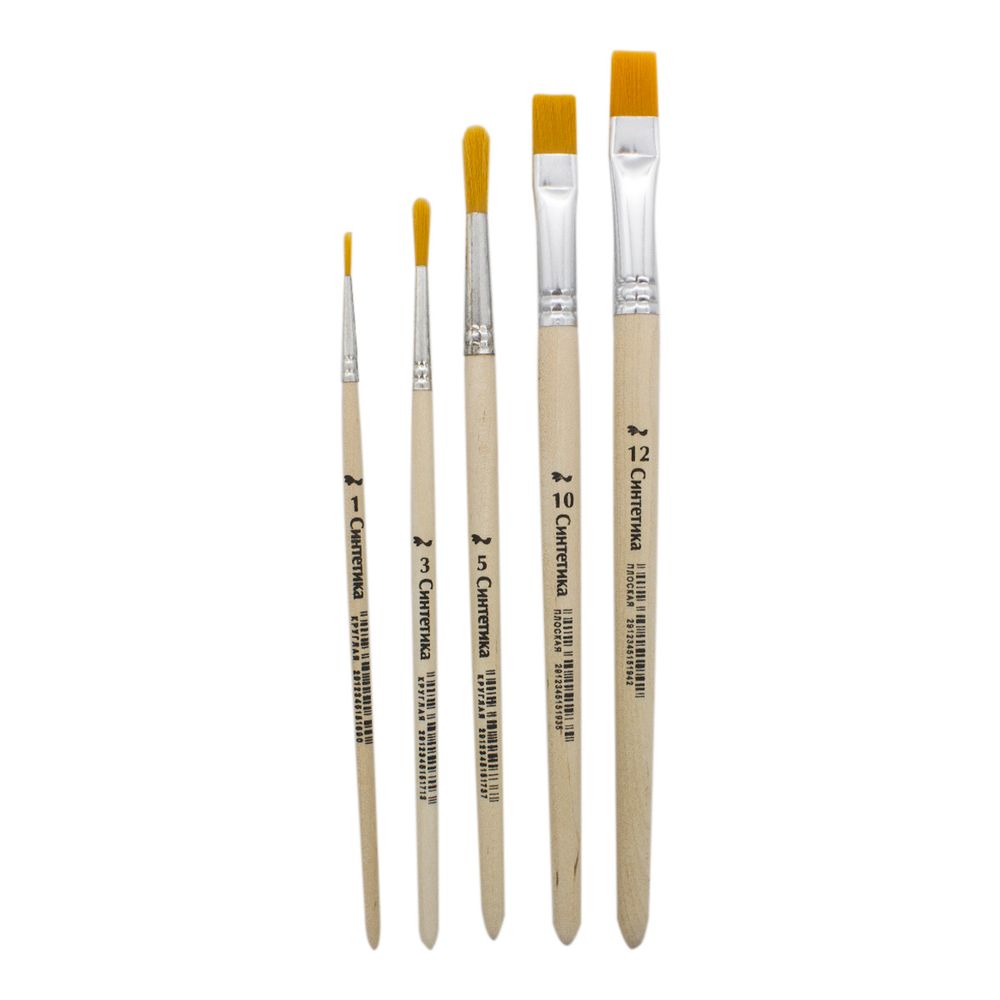 Набор 5 кистей "Хобби-4"