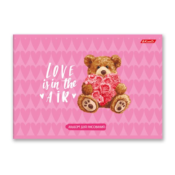 Альбом для рисования 100 г/м², A4 29х20.5 см, 48 л. на скобе, 5 шт, 000264 Время любви, Светоч 48АЛСК4_1_3_9